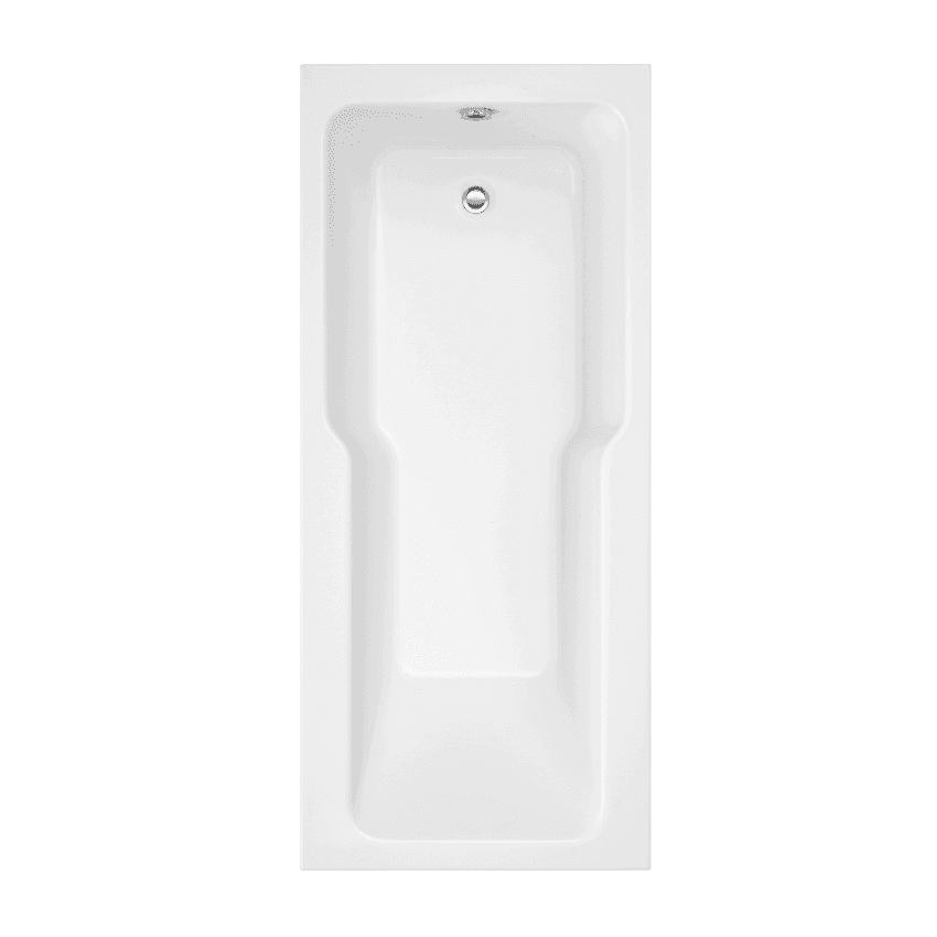 Instinct Tulla 1700 x 750 Keyhole Shower Bath 0TH INSTU17KSB Image 1