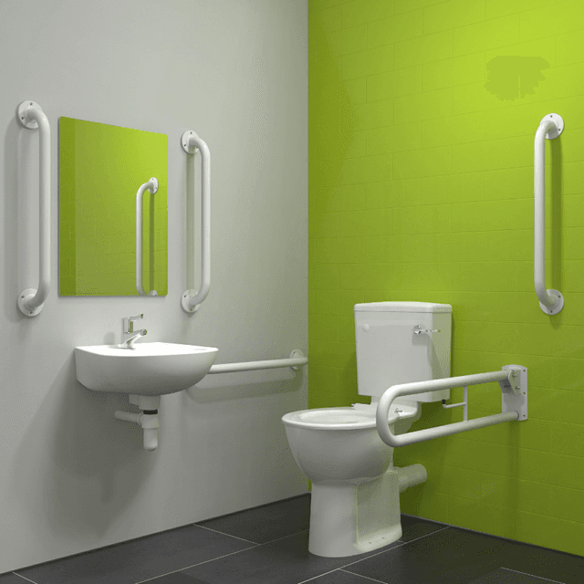 Instinct DOCM Pack Rimless,C/C,Basin (1TH),Rails+Seat White 200K1THWH