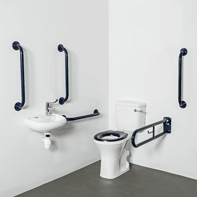 Instinct DOCM Pack Rimless,C/C,Basin (2TH),Rails+Seat D/Blue 200KDB