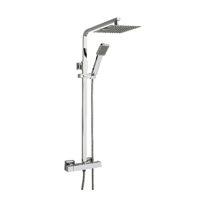 Instinct Harris Square Twin Dual Outlet Shower Chrome 113126P