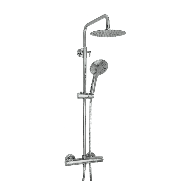 Instinct Islay Round Twin Dual Outlet Shower Chrome 113117P