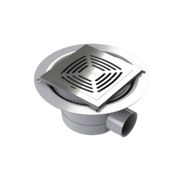 Impey Wetroom Tiled Floor Drain Gravity - Horizontal - Stainless Steel