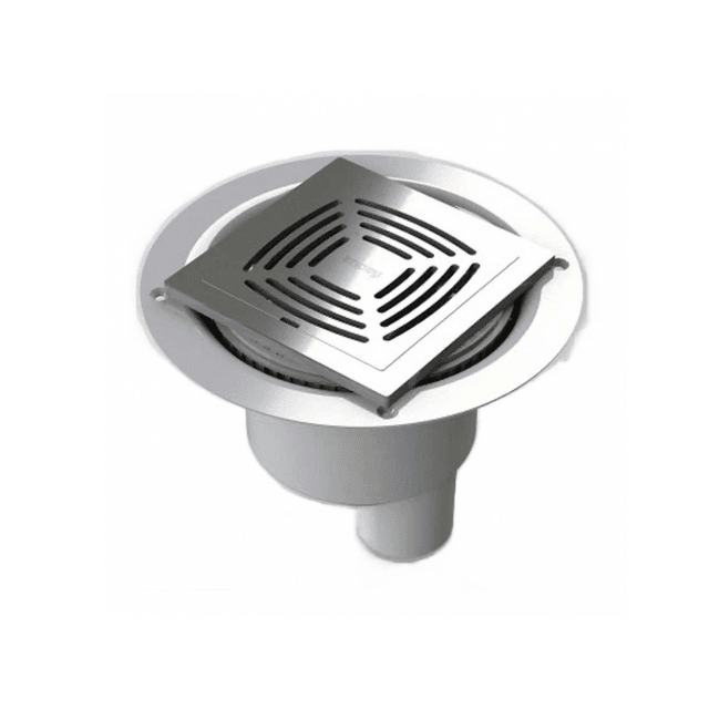 Impey Wetroom Tiled Floor Drain Gravity - Vertical - Stainless Steel