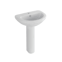 Instinct Della/Kiso Round Full Pedestal White INSDE009 Image 1