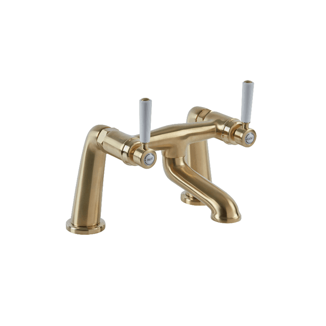 Instinct Hemsworth Lever Bath Filler Brushed Brass 10011
