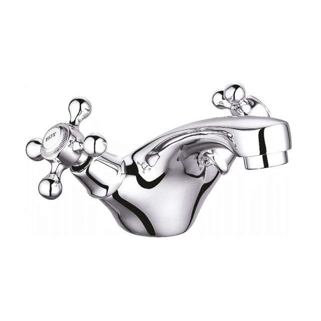 Instinct Kensington Cross Mono Basin Mixer Tap - Chrome