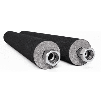 Inta 500mm Pre Insulated Hose Pair 1 1/4" Female Swivel Elbow x 35mm