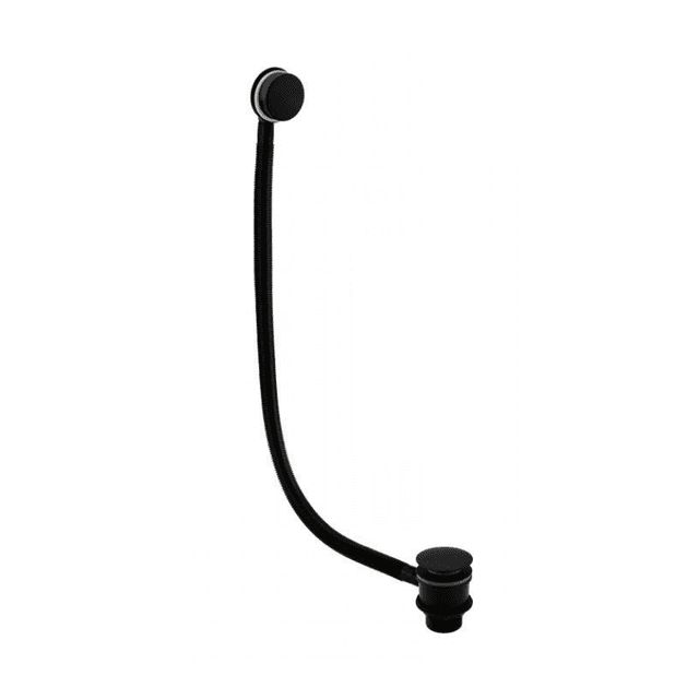 Kartell Clicker Bath Waste Matt Black WAS019