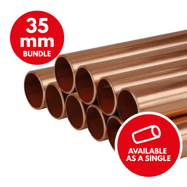 Lawton 35mm Copper Pipe 15m Bundle
