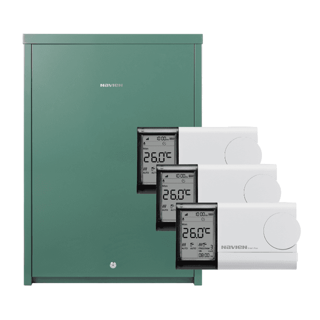 Navien 28kW LCX Ext. LCB700 Blue Flame Combi - A+ Pack 30025032A