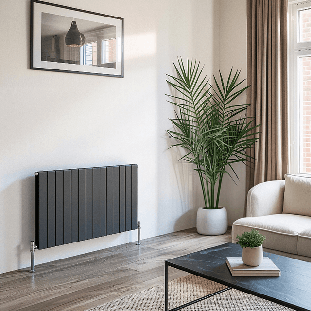 Harley 600 x 980 Double Anthracite Horizontal Radiator