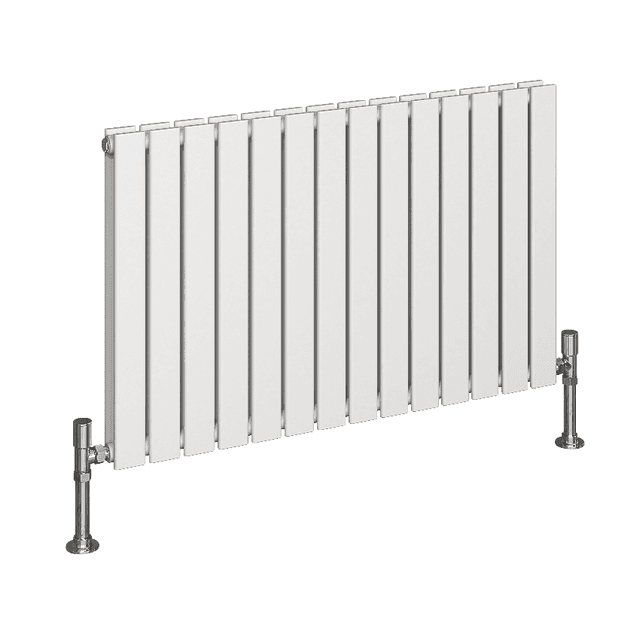 Harley 600 x 770 Double White Horizontal Radiator