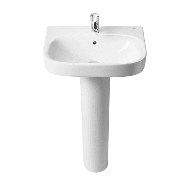 Roca Optica (Debba) 1th 550mm Basin & Ped Pack To Go Z323990001