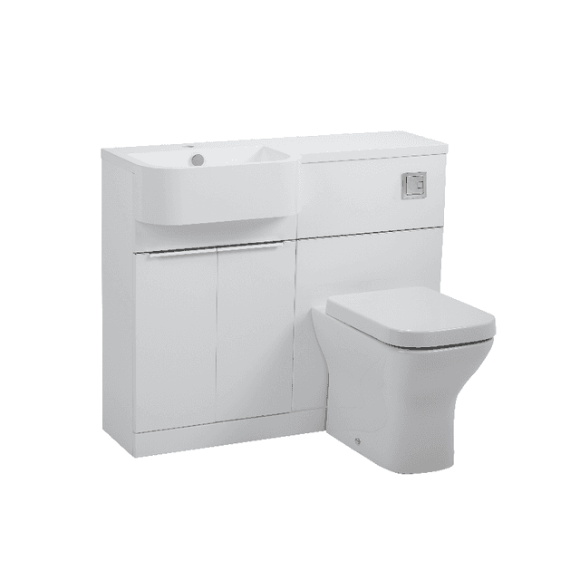 Instinct Keros 1000mm BTW F/S Semi C'top Unit LH Gloss White 10BWGWL