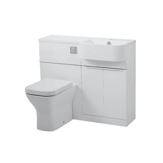 Instinct Keros 1000mm BTW F/S Semi C'top Unit RH Gloss White 10BWGWR