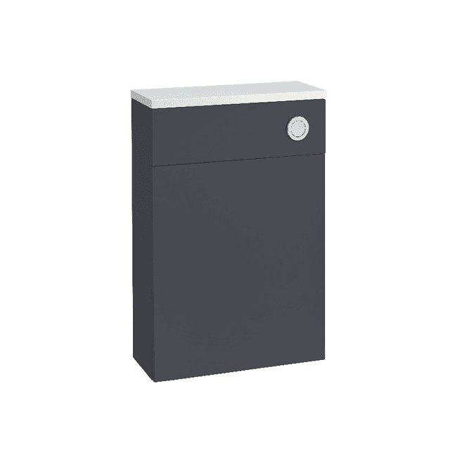 Instinct 560mm Square Edge Back To Wall WC Unit - Midnight Grey