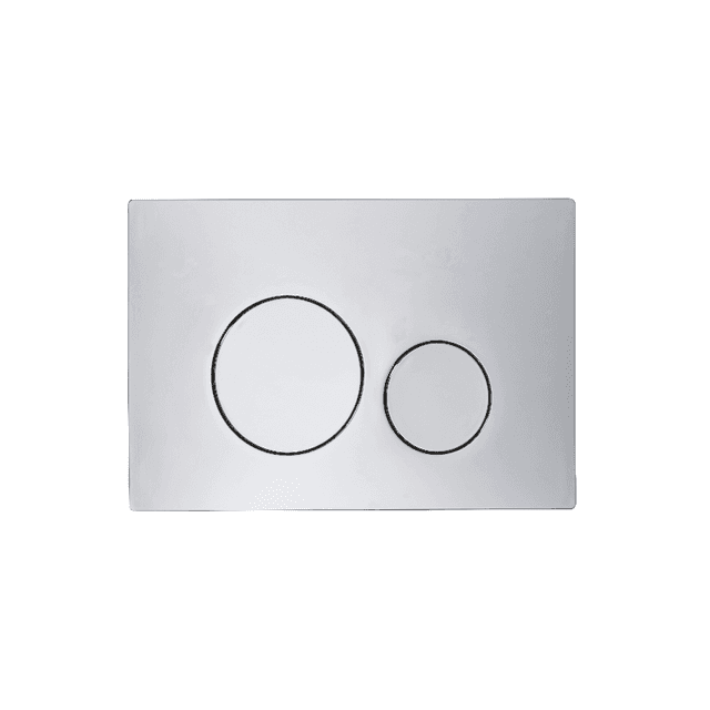 Instinct Kiso Dual Flush Push Plate Chrome INST13012