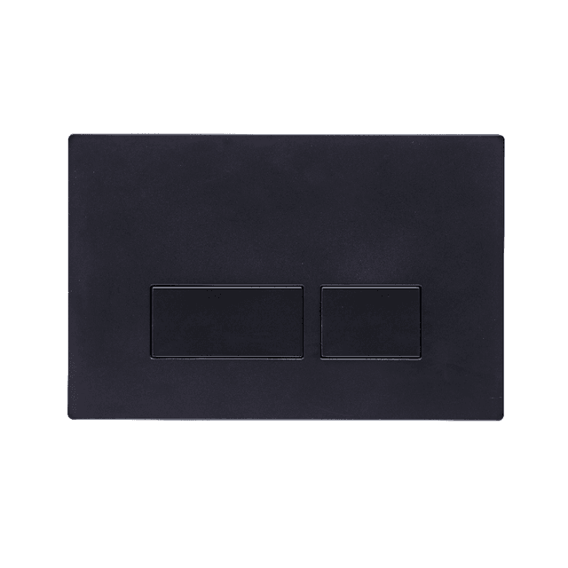 Instinct Nuance Dual Flush Push Plate Matt Black INST13020