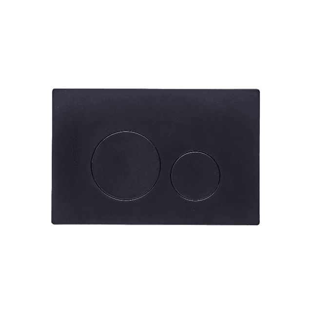 Instinct Kiso Dual Flush Push Plate Black INST13021