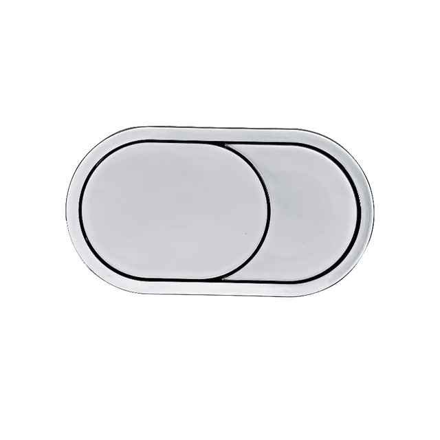 Instinct Oval Dual Flush Button Chrome INST13023