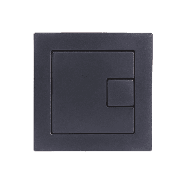 Instinct Nuance Square Dual Flush Button - Black