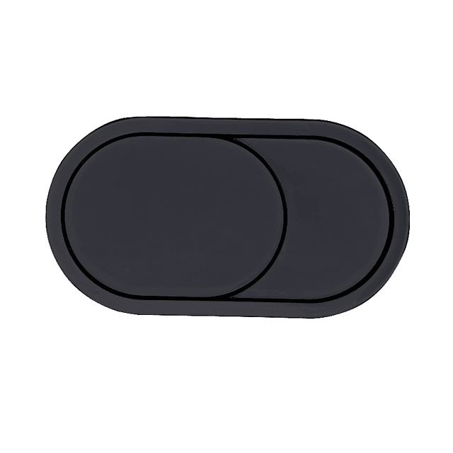 Instinct Oval Dual Flush Button Matt Black INST13040