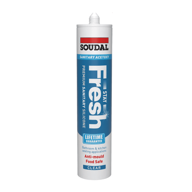 Soudal Stay Fresh Acetoxy Clear 290ml 152988