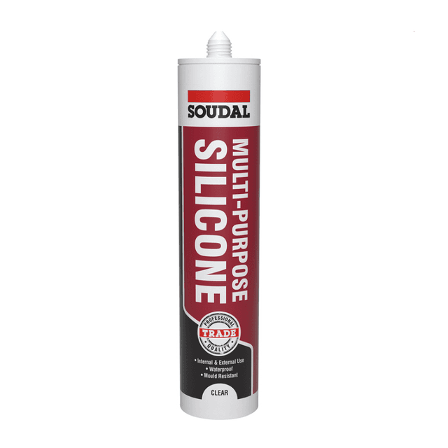 Soudal Multi Purpose Silicone Clear 270ml 121644