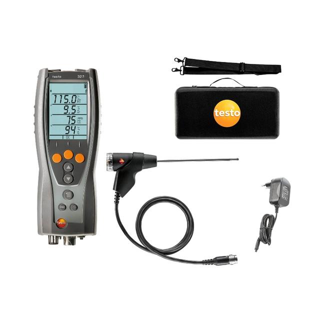 Testo 327 Flue Gas Analyser - Standard Kit 0563 3203 80