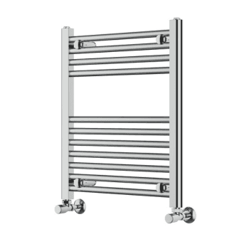 Instinct 500 x 600mm Chrome Straight Towel Rail 22mm PHGT060-50CP