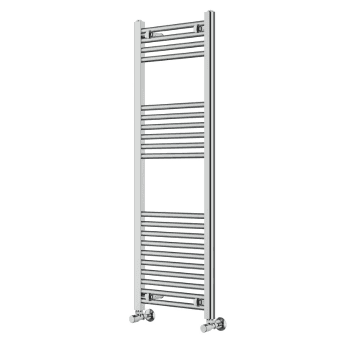 Instinct 400 x 1200mm Chrome Straight Towel Rail 22mm PHGT120-40CP