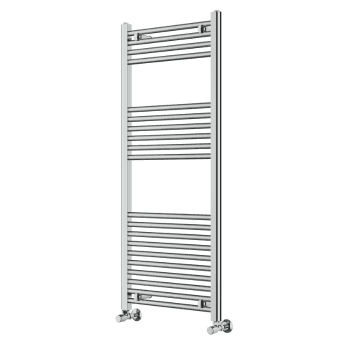Instinct 500 x 1200mm Chrome Straight Towel Rail 22mm PHGT120-50CP