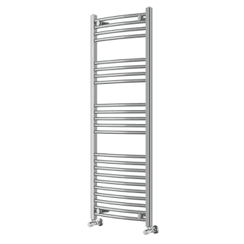 Instinct 500 x 1400mm Chrome Curved Towel Rail 22mm PHGT140-50CPCV