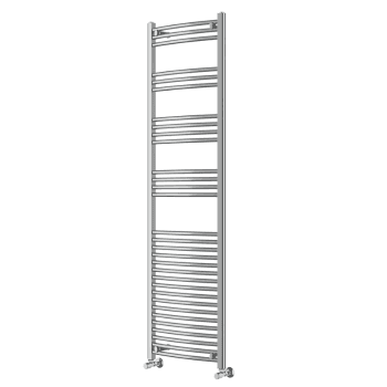 Instinct 500 x 1800mm Chrome Curved Towel Rail 22mm PHGT180-50CPCV