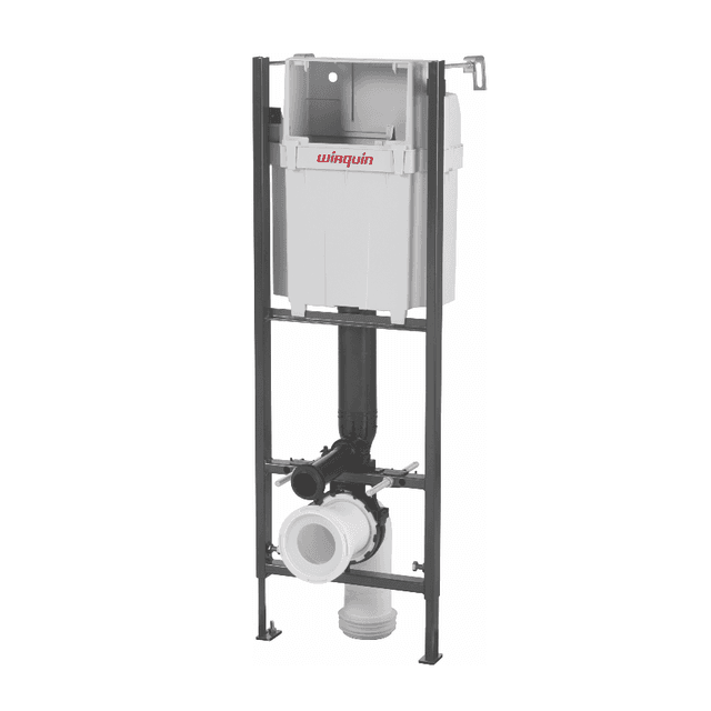 Wirquin Initio 1M Wall Hung WC frame - Cable Operated Black 50120565