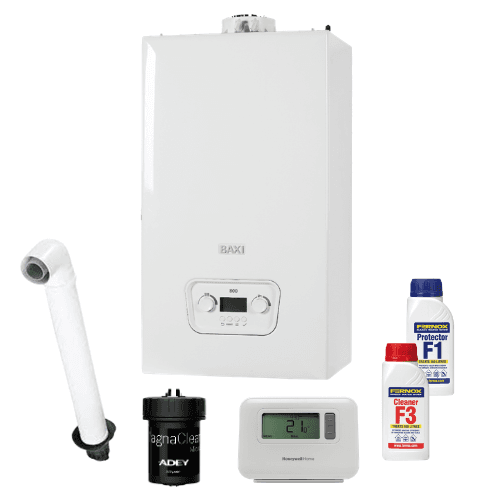 Baxi 800 30kw Combi Horizontal Flue Value Pack +