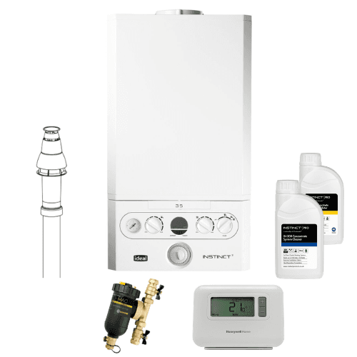 Ideal Instinct 24kW Vertical Flue Value Pack+