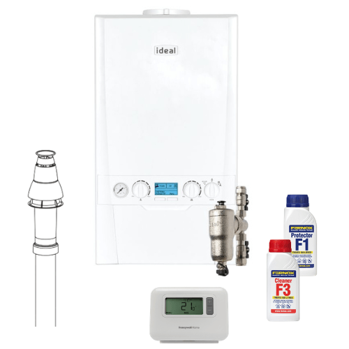 Ideal Logic Max 30kW Vertical Flue Value Pack+ Image 1