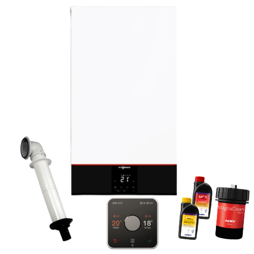 Viessmann 100 Combi 35kW Horizontal Flue Value Pack + Image 1