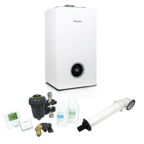 Worcester Greenstar 4000 25kW Horizontal Flue Value Pack+ Image 1