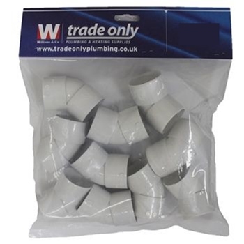 Davant 32mm 45 degree Bend (Single) PWE4532WB Image 1