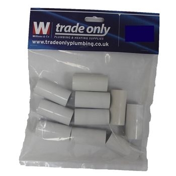 Davant 21.5mm Overflow Straight Connector (Single) EOS04W Image 1