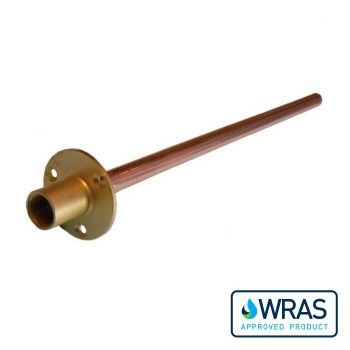 1/2" Wall Plate 350mm x 15mm Tube EB19R-15D350 Image 1