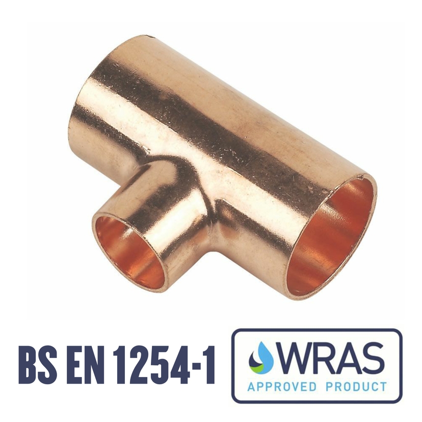 Endfeed 42 x 42 x 15mm Reducing Tee EC31-424215 Image 1