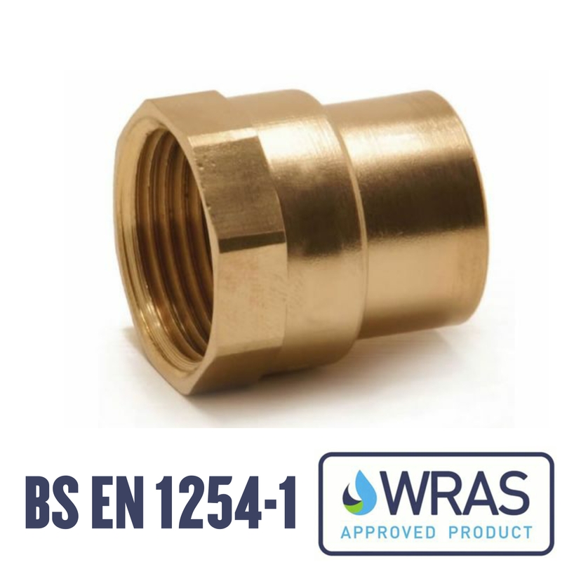 Endfeed 15mm x 1/2" Straight Connector FI ED14-15D Image 1