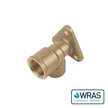 Endfeed 15mm x 1/2" Wall Plate Elbow EG29-15D Image 1