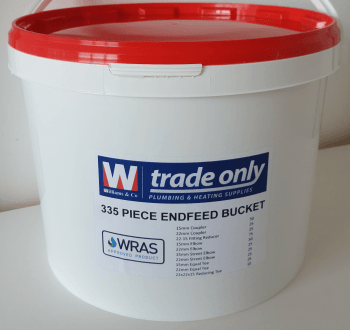 Endfeed 335 Fittings Tub - Red Lid EDBOX12RED Image 1