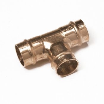 Solder Ring 22mm Tee SC30-22 Image 1