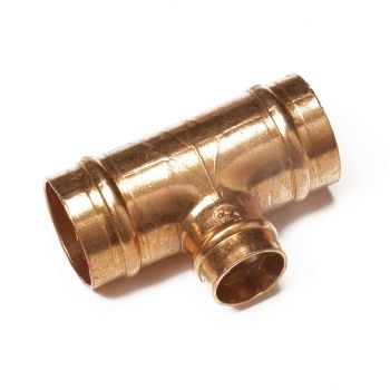 Solder Ring 22 x 22 x 15mm Reducing Tee SC31-222215 Image 1