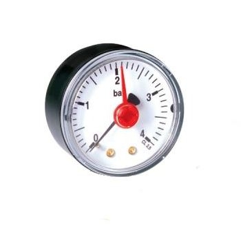 Altecnic 0-4 Bar 1/4" Pressure Gauge Back Connection WI-557204 Image 1